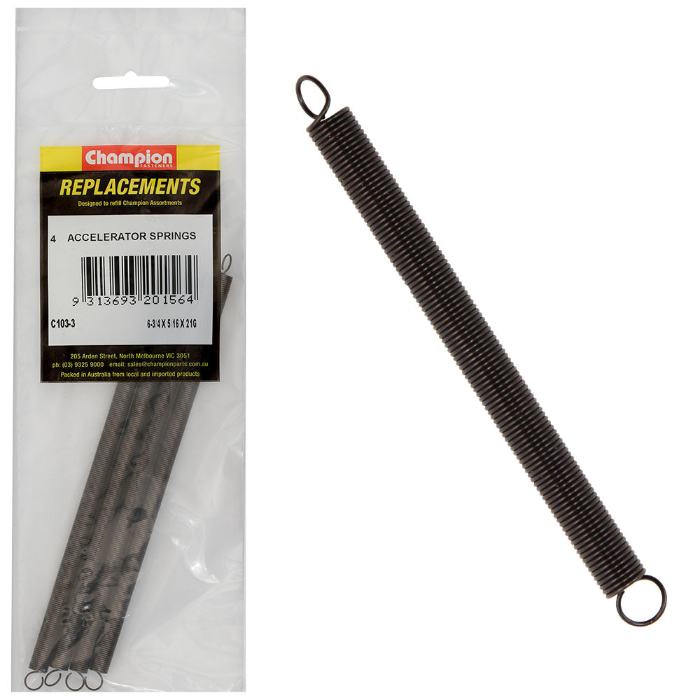 Champion Fasteners Spring Accelerator 170 X 8 X 0.8mm C103-3