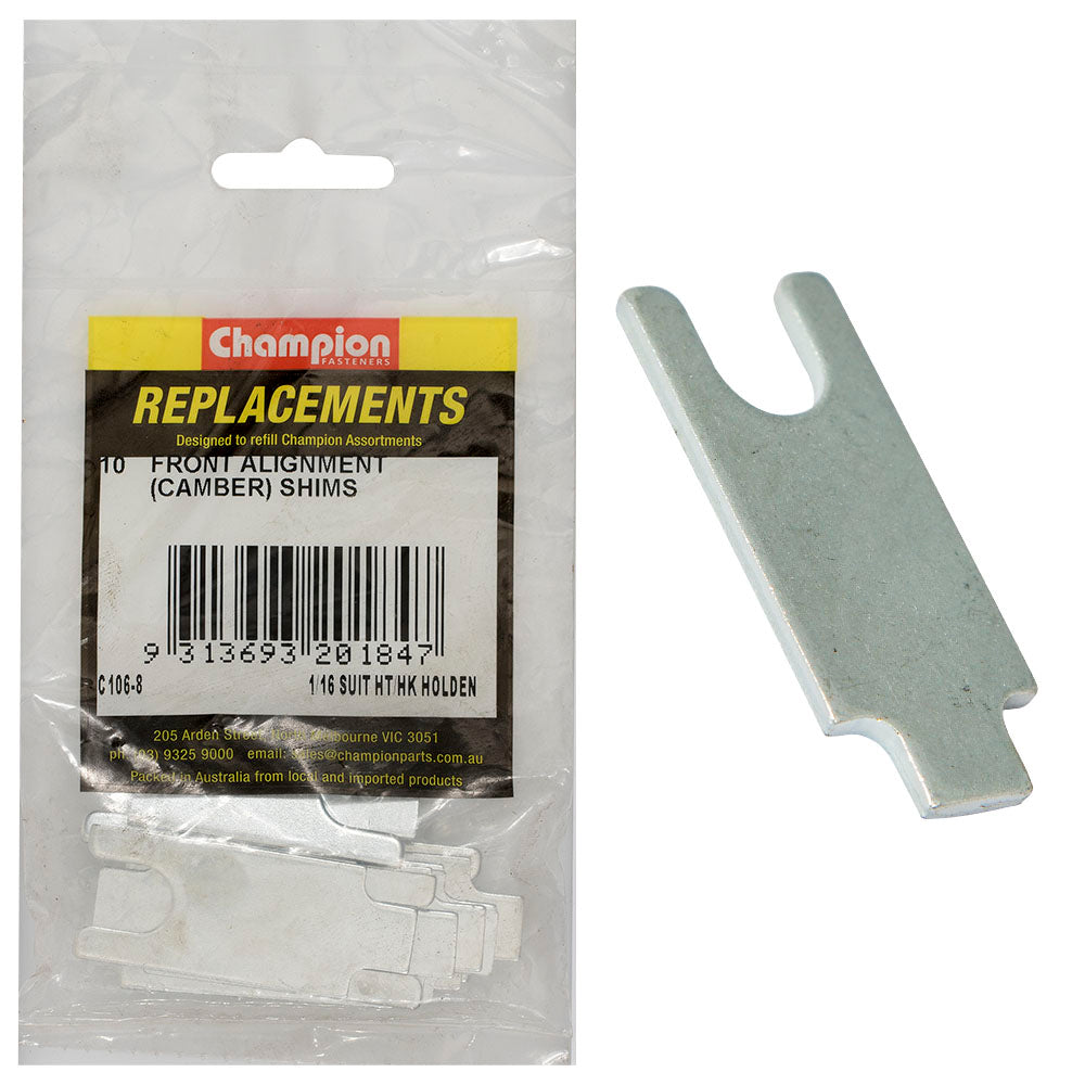 Champion Fasteners 1/16 Suit Ht/Hk Holden C106-8