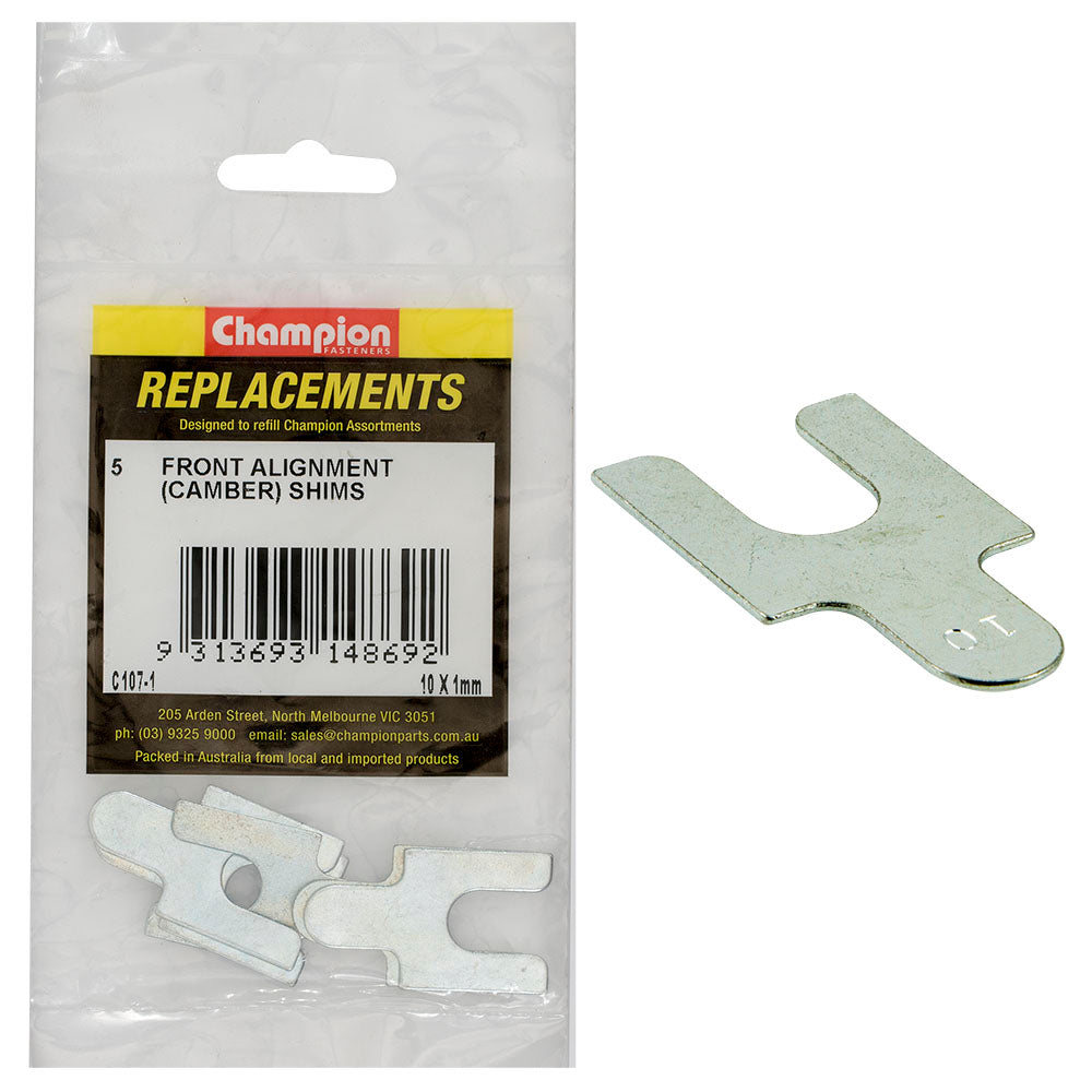 Champion Fasteners Front Alignment Shim M10 X 1mm C107-1