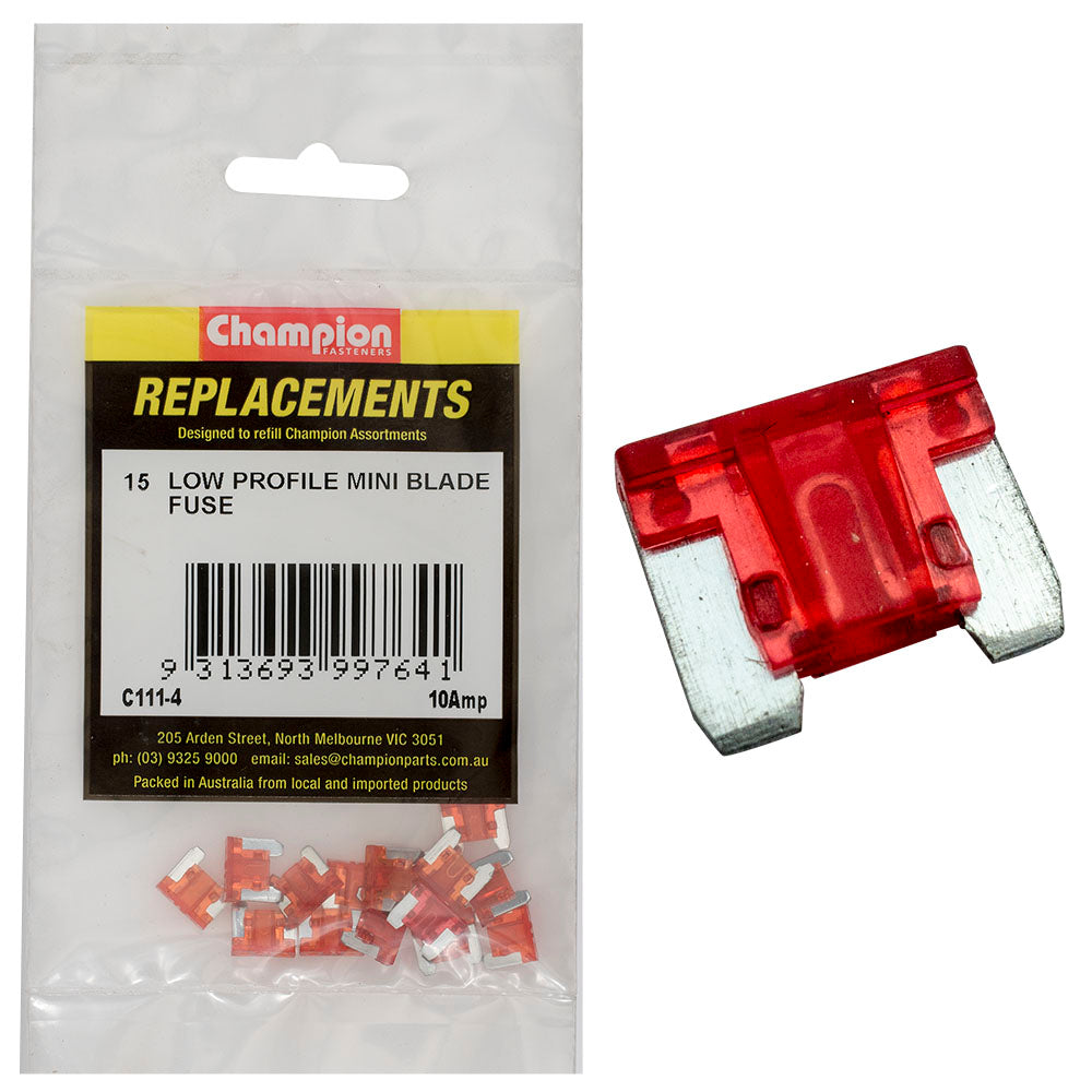 Champion Fasteners Fuse Blade Micro 10 Amp C111-4