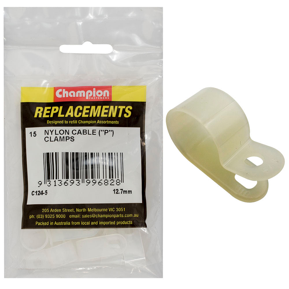 Champion Fasteners Cable Clamp Nylon 12.7mm C124-5