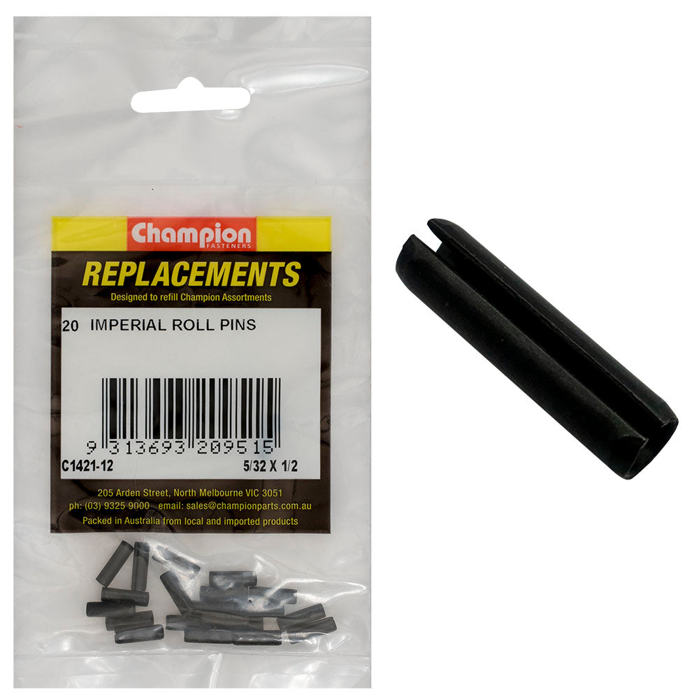 Champion Fasteners Roll Pin 5/32In X 1/2In C1421-12