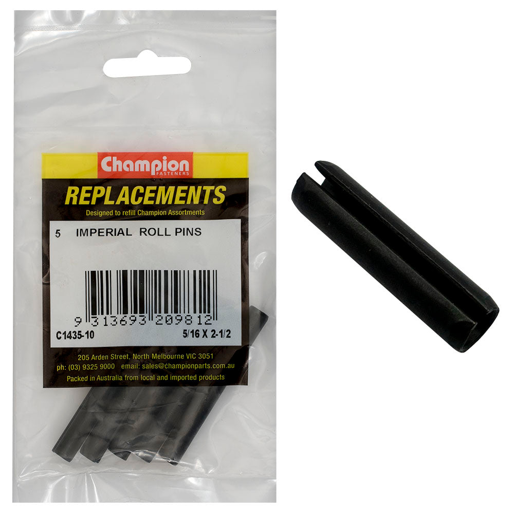 Champion Fasteners Roll Pin 5/16In X 2 1/2In C1435-10