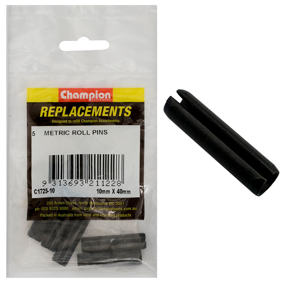 Champion Fasteners Roll Pin 10 X 40mm C1725-10