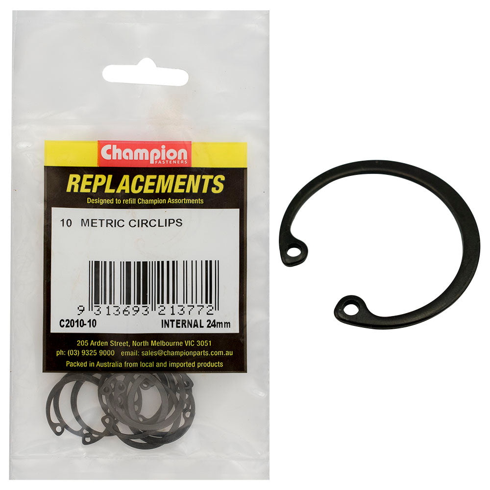 Champion Fasteners Circlip Internal Shaft 24mm (Rtw24) C2010-10
