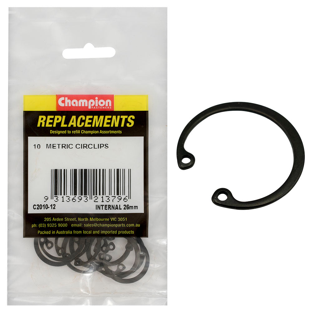 Champion Fasteners Circlip Internal Shaft 26mm (Rtw26) C2010-12