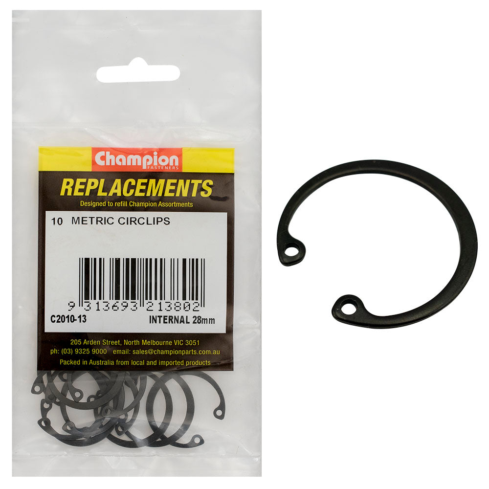 Champion Fasteners Circlip Internal Shaft 28mm (Rtw28) C2010-13