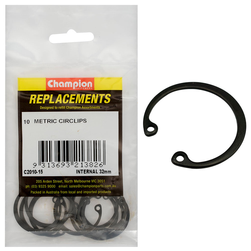 Champion Fasteners Circlip Internal Shaft 32mm (Rtw32) C2010-15