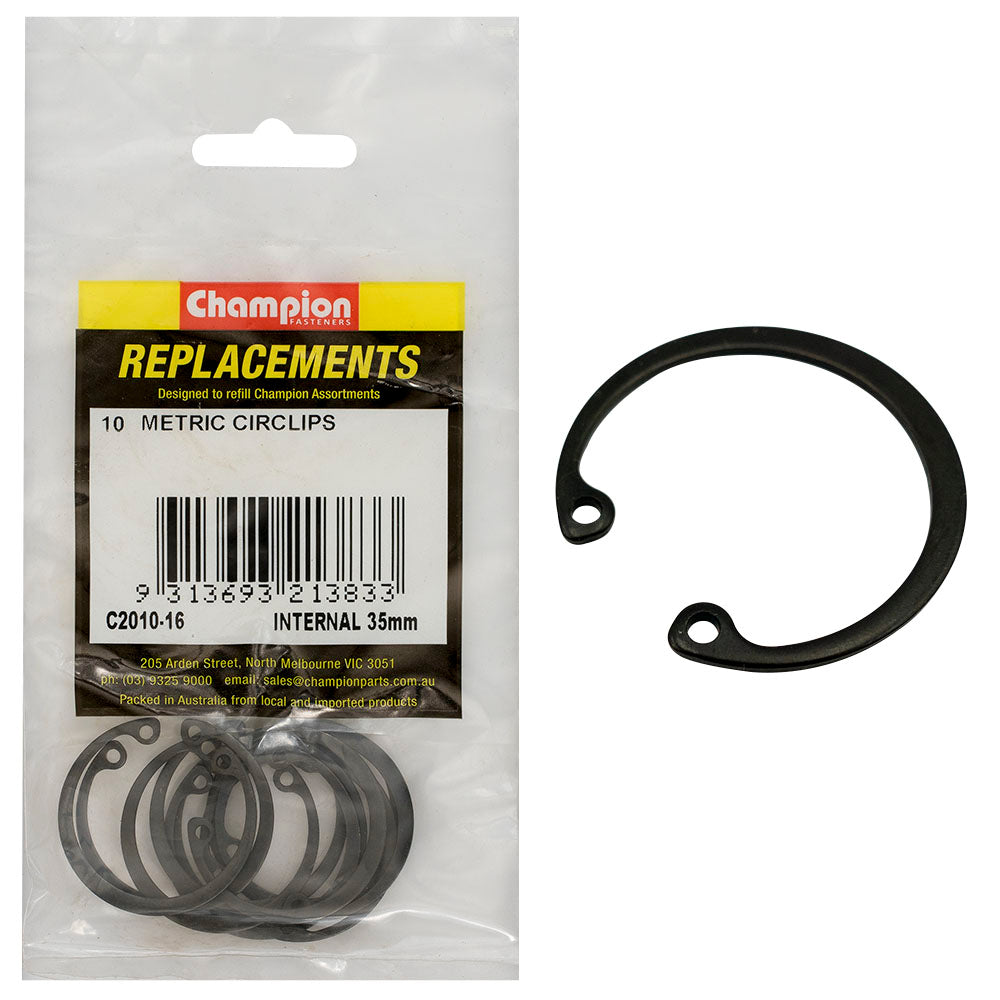 Champion Fasteners Circlip Internal Shaft 35mm (Rtw35) C2010-16