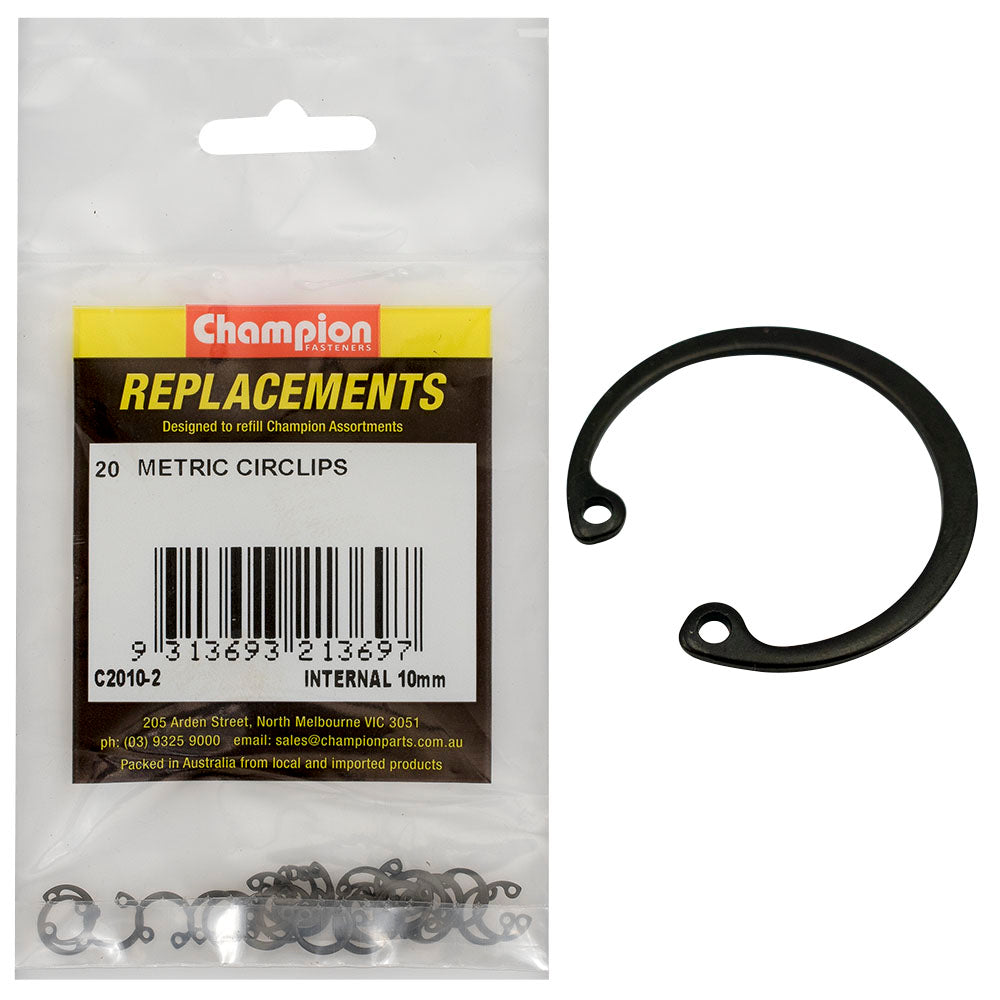 Champion Fasteners Circlip Internal Shaft 10mm (Rtw10) C2010-2