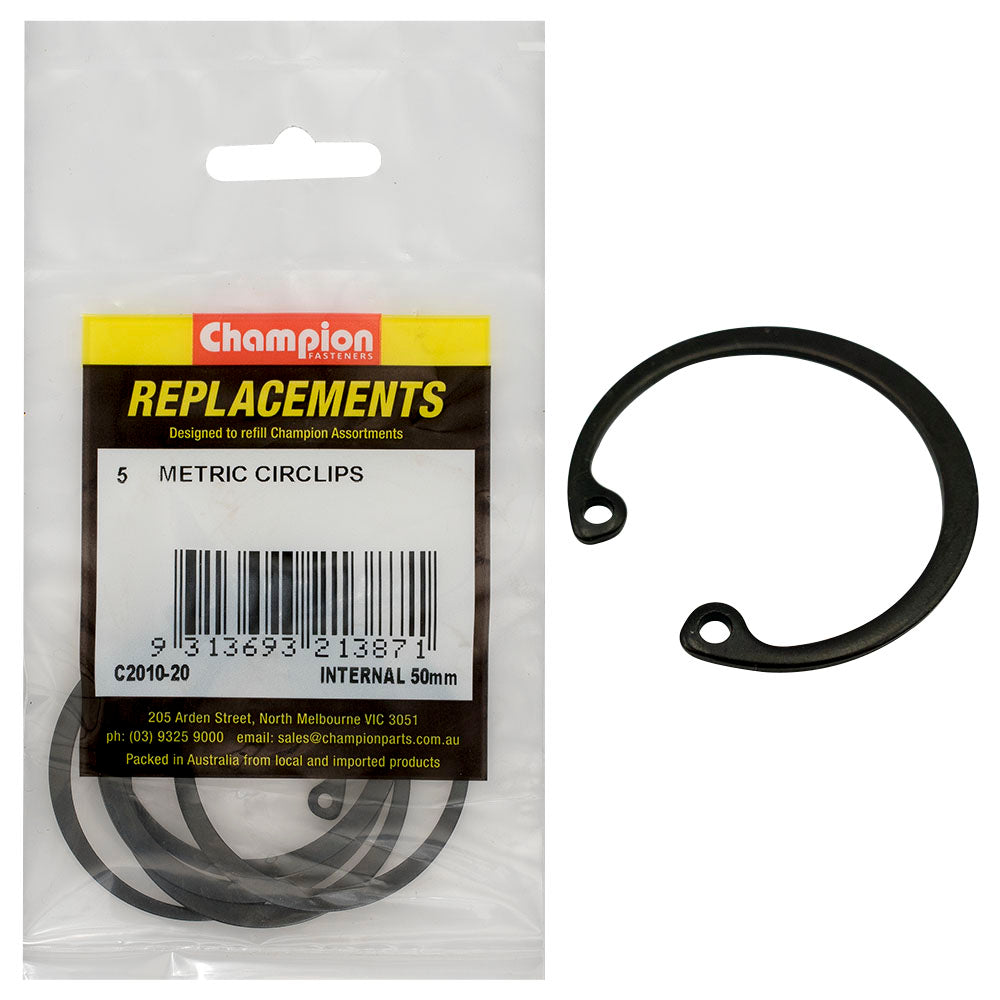 Champion Fasteners Circlip Internal Shaft 50mm (Rtw50) C2010-20