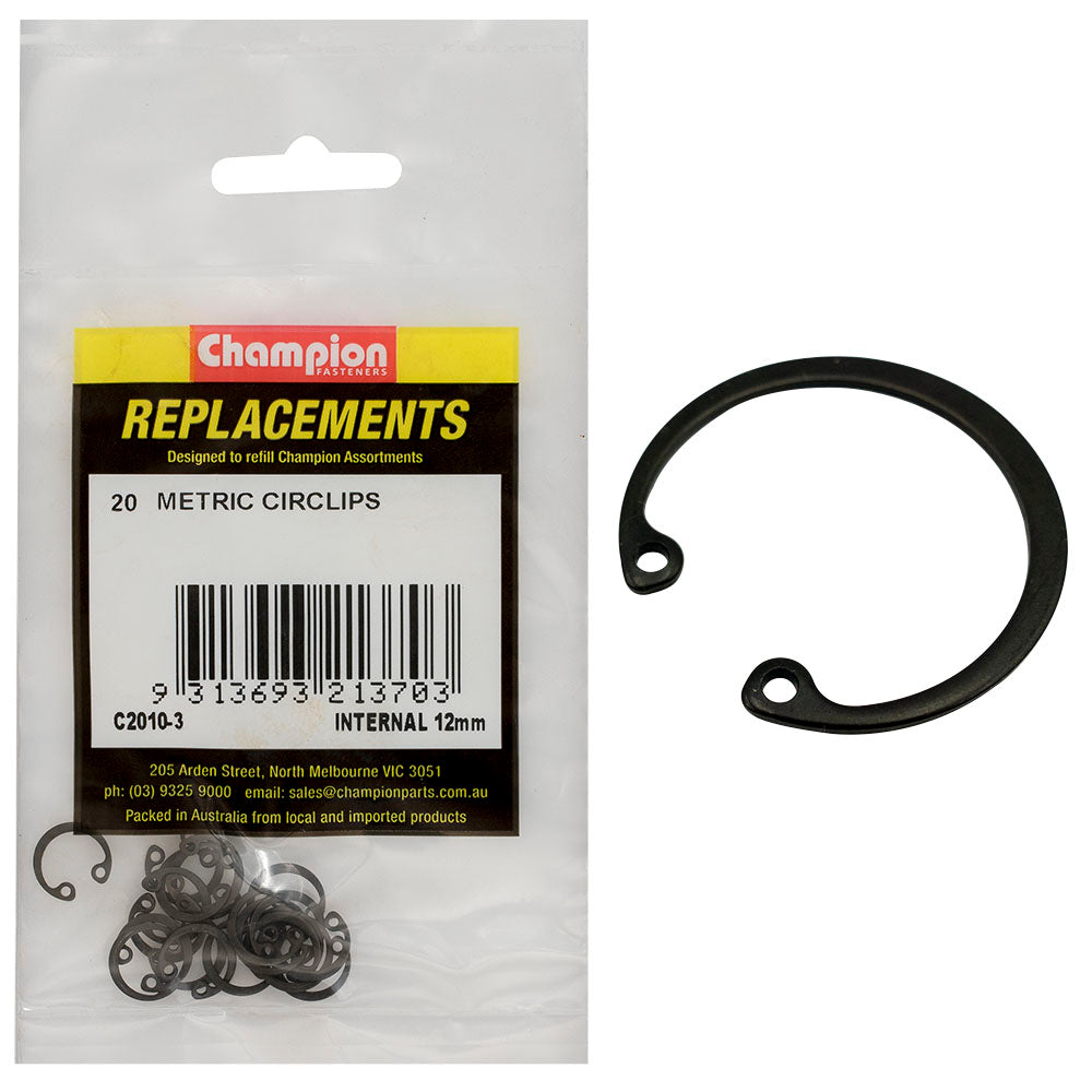 Champion Fasteners Circlip Internal Shaft 12mm (Rtw12) C2010-3