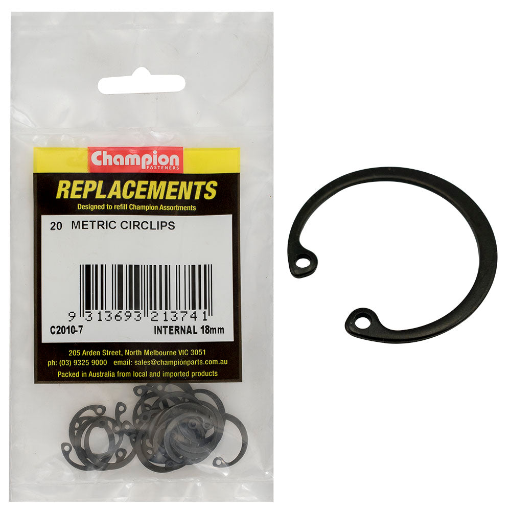 Champion Fasteners Circlip Internal Shaft 18mm (Rtw18) C2010-7