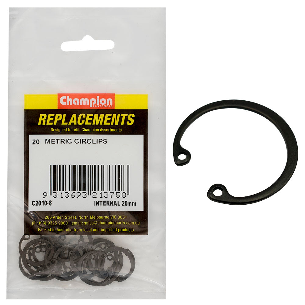 Champion Fasteners Circlip Internal Shaft 20mm (Rtw20) C2010-8