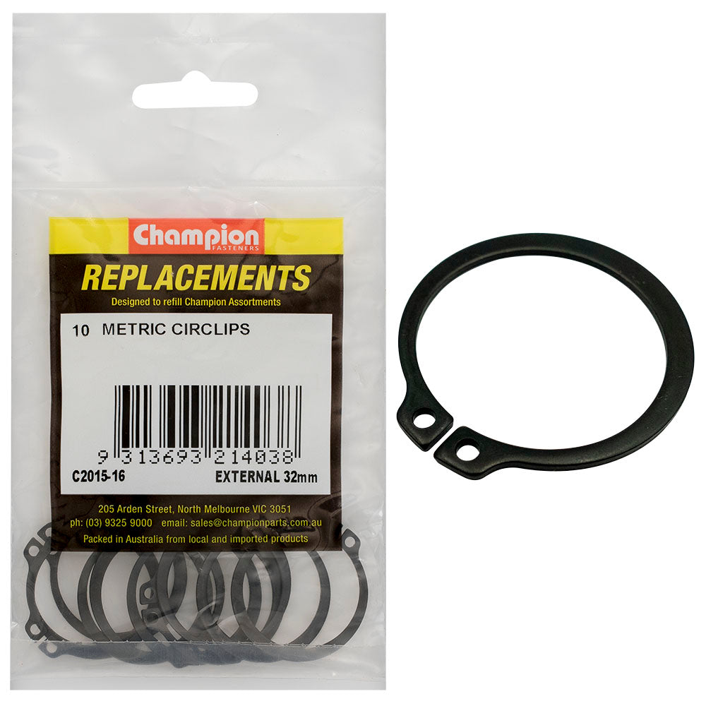 Champion Fasteners Circlip External Shaft 32mm (Stw32) C2015-16