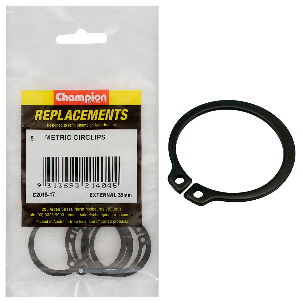 Champion Fasteners Circlip External Shaft 35mm (Stw35) C2015-17