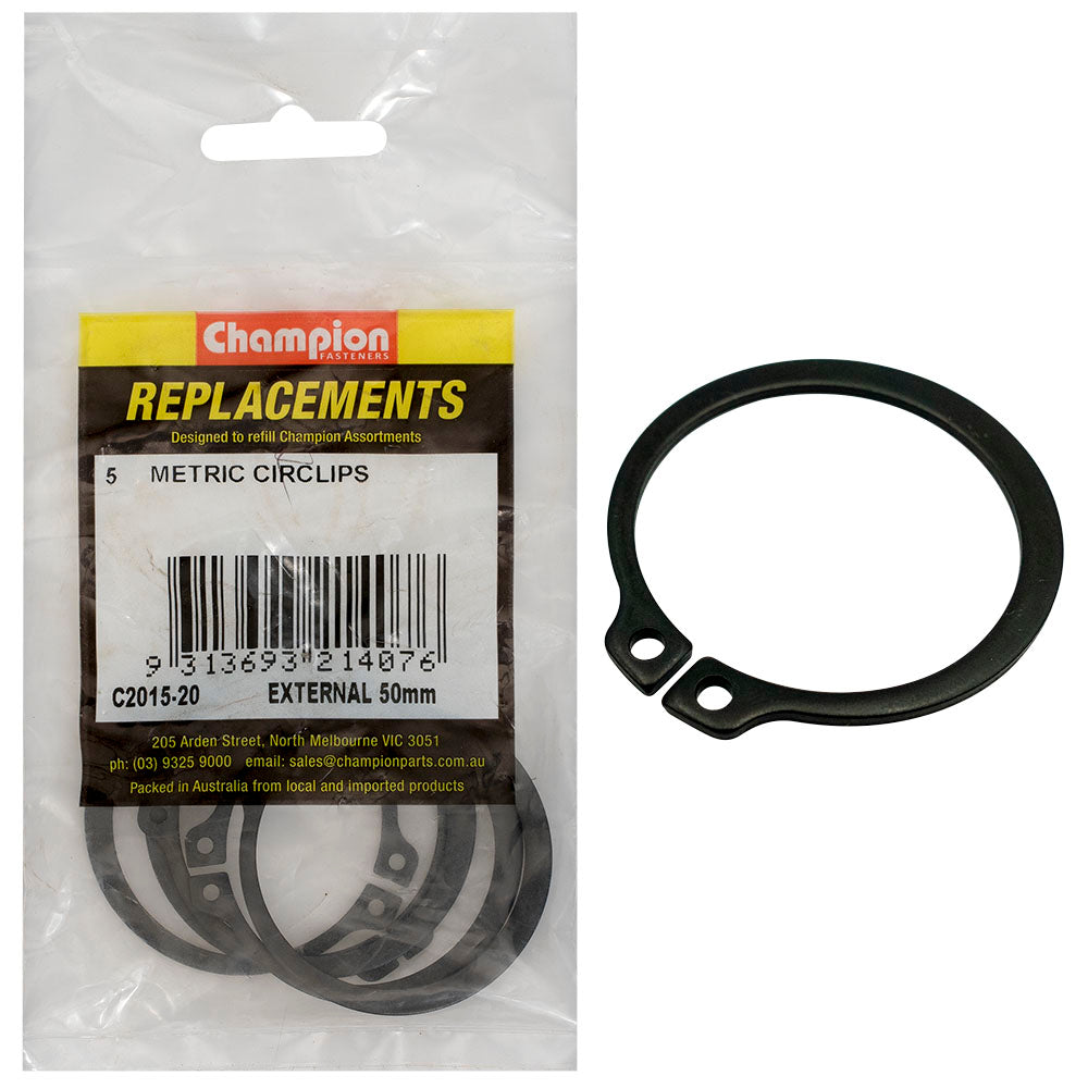 Champion Fasteners Circlip External Shaft 50Mm (Stw50) C2015-20