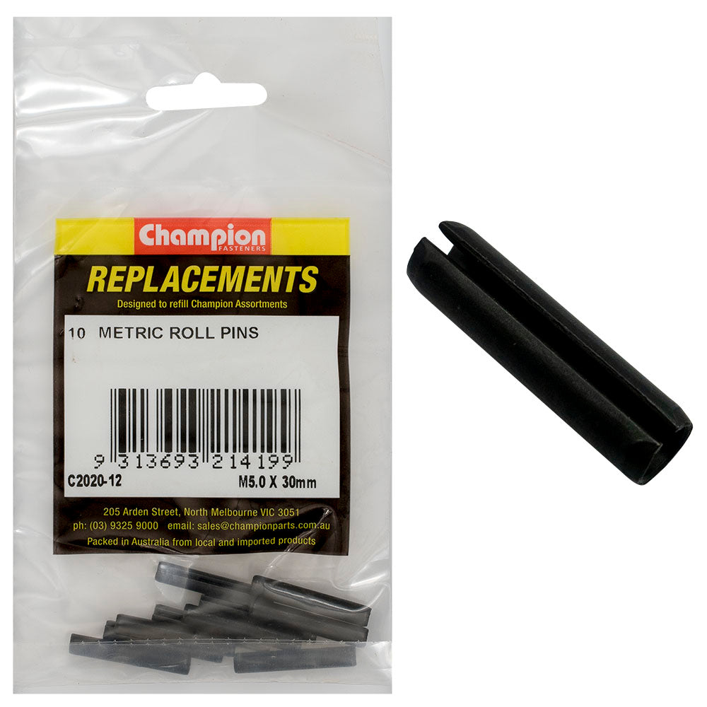 Champion Fasteners Roll Pin 5.0 X 30mm C2020-12