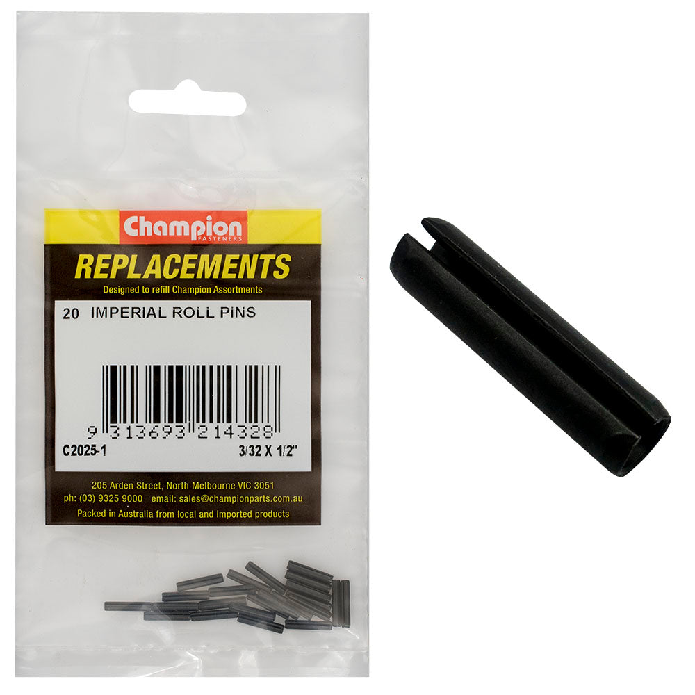 Champion Fasteners Roll Pin 3/32In X 1/2In C2025-1