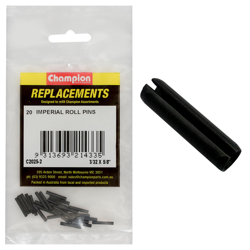 Champion Fasteners Roll Pin 3/32In X 5/8In C2025-2
