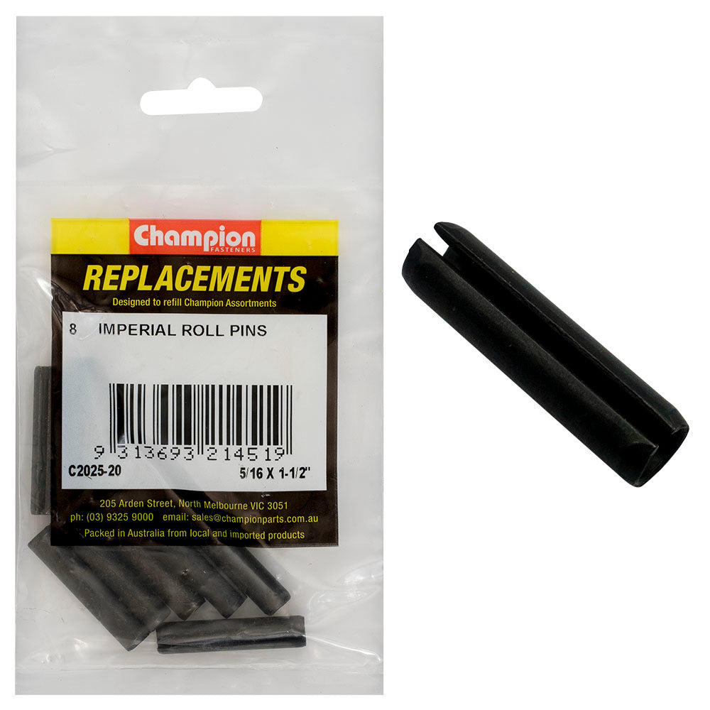 Champion Fasteners Roll Pin 5/16In X 1 1/2In C2025-20
