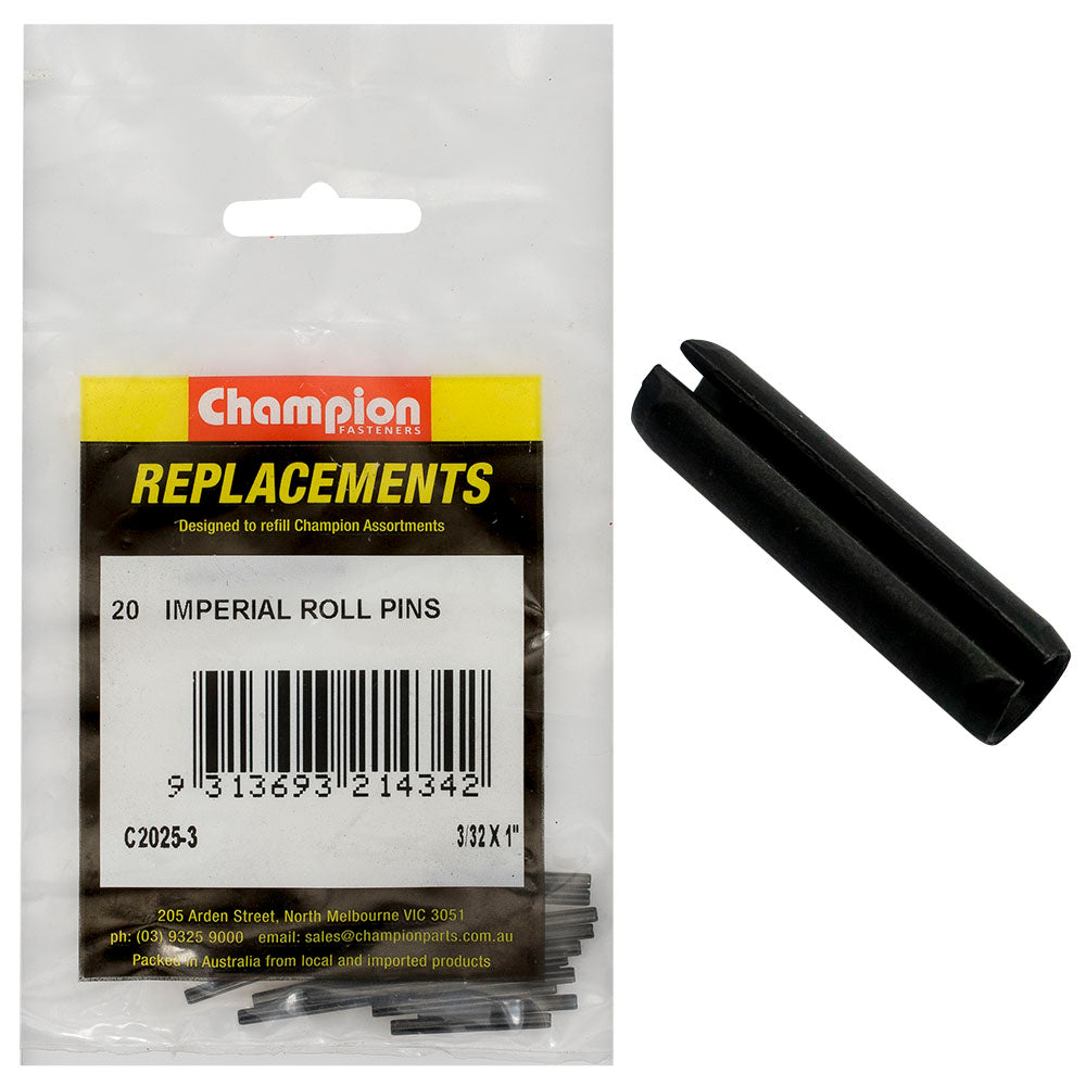 Champion Fasteners Roll Pin 3/32In X 1In C2025-3