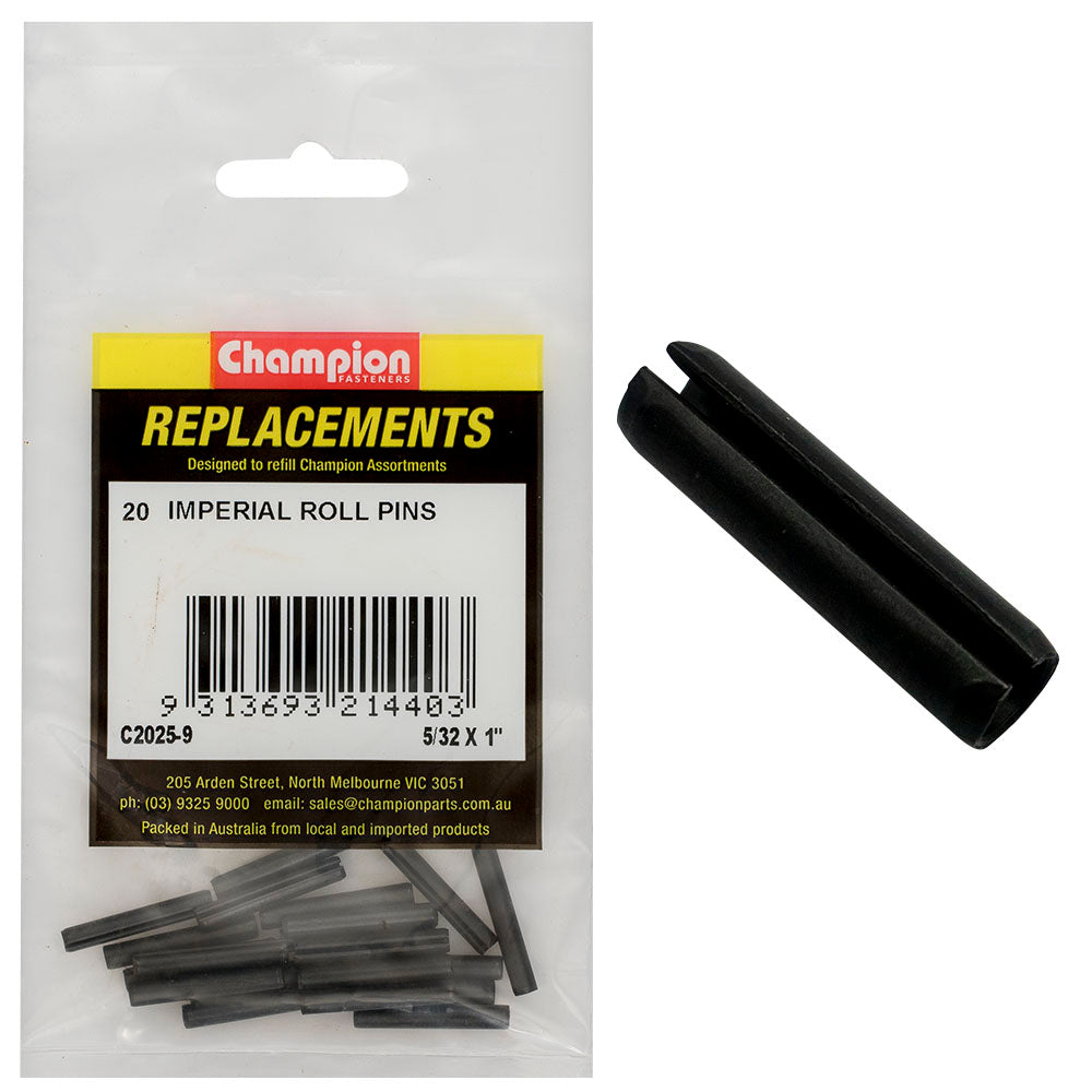 Champion Fasteners Roll Pin 5/32In X 1In C2025-9