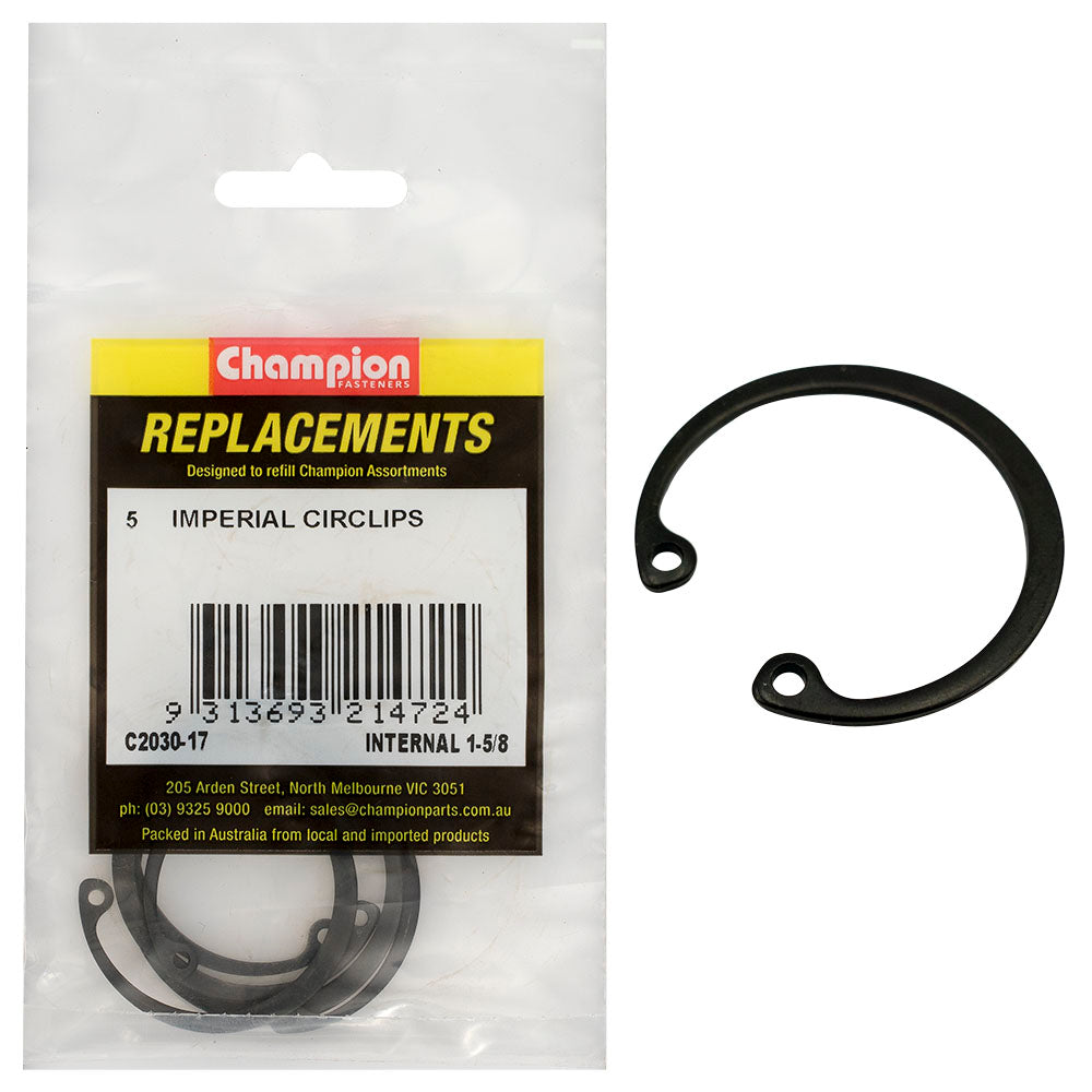 Champion Fasteners Circlips Internal 1.5/8 C2030-17