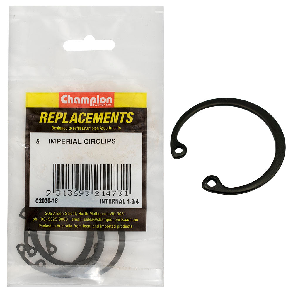 Champion Fasteners Circlip Internal Shaft 1 3/4In (Rtw45) C2030-18