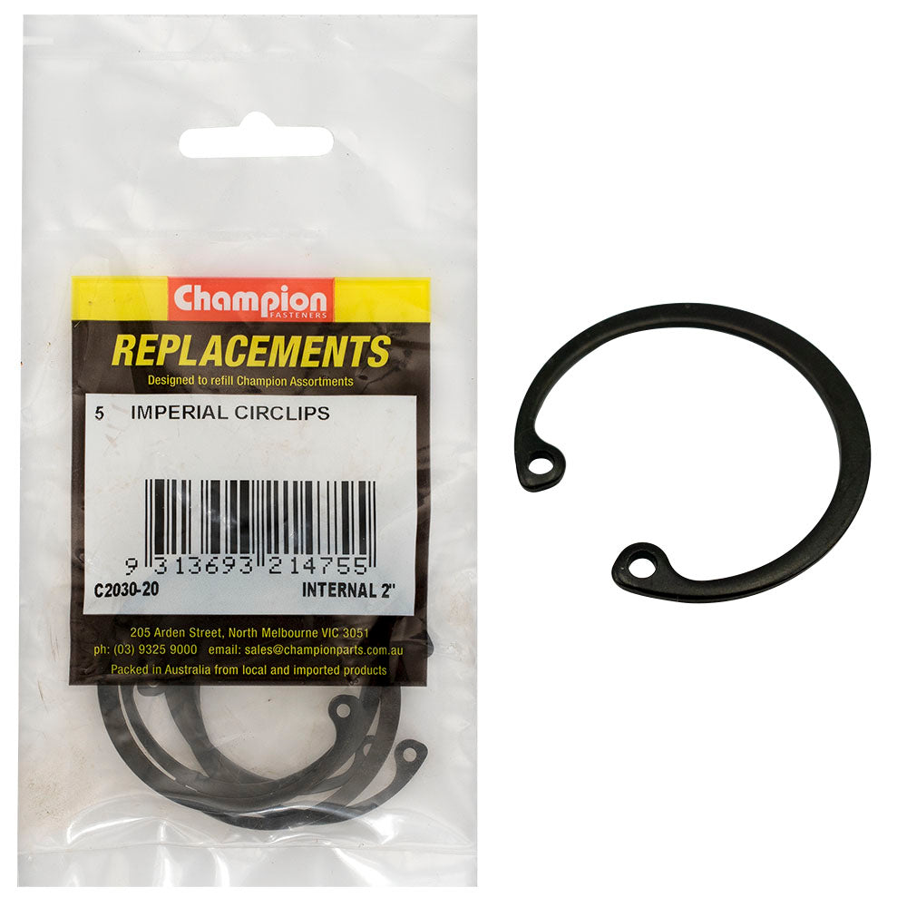 Champion Fasteners Circlip Internal Shaft 2In (Rtw50) C2030-20