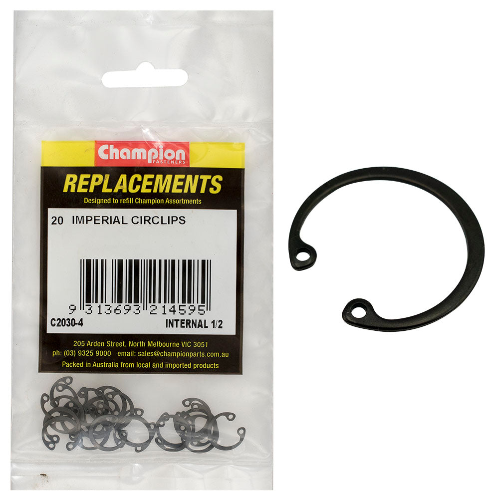 Champion Fasteners Circlip Internal Shaft 1/2In (Rtw13) C2030-4
