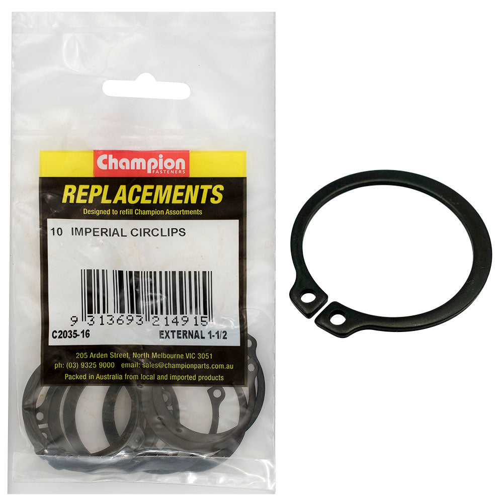 Champion Fasteners Circlip Internal Shaft 1 1/2In (Stw38) C2035-16