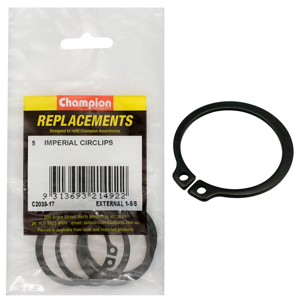 Champion Fasteners Circlip Internal Shaft 1 5/8In (Stw42) C2035-17
