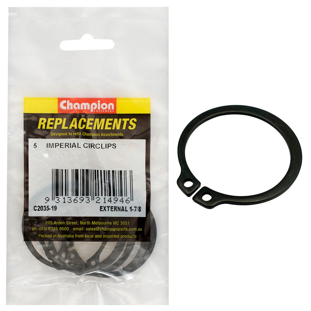 Champion Fasteners Circlip Internal Shaft 1 7/8In (Stw48) C2035-19