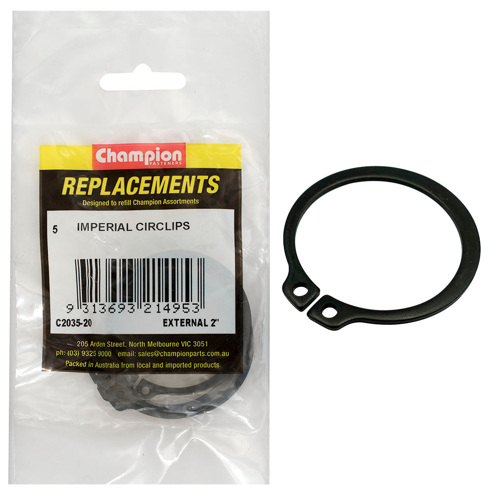 Champion Fasteners Circlip Internal Shaft 2In (Stw50) C2035-20