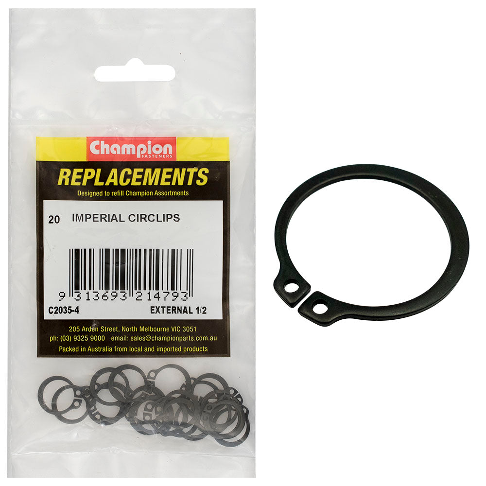 Champion Fasteners Circlip Internal Shaft 1/2In (Stw13) C2035-4