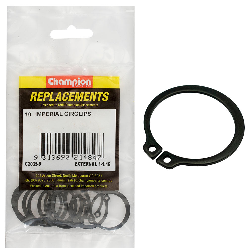 Champion Fasteners Circlip Internal Shaft 1 1/16In (Stw27) C2035-9
