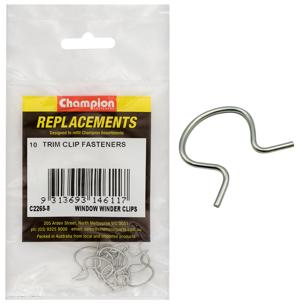 Champion Fasteners Window Winder Clips C2265-8