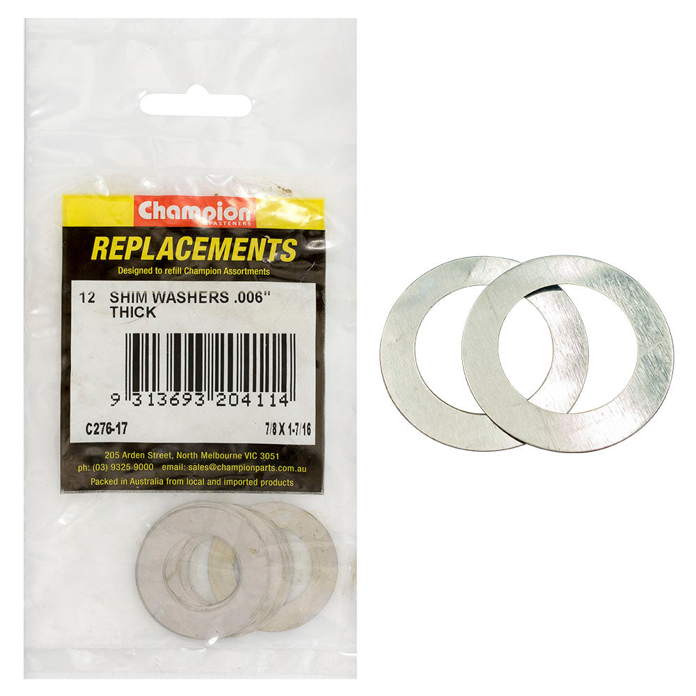 Champion Fasteners Shim Washers 7/8X1.7/16 C276-17