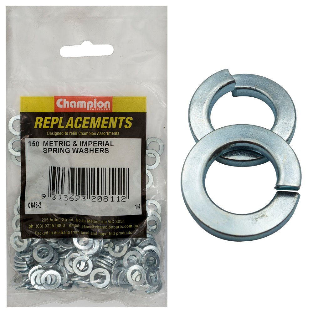 Champion Fasteners Spring Washers 1/4 C648-2