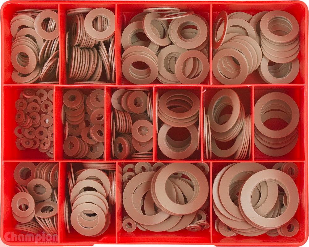 Champion Fasteners Polypropylene Washer Assortment 1/32In (Thick) CA1680
