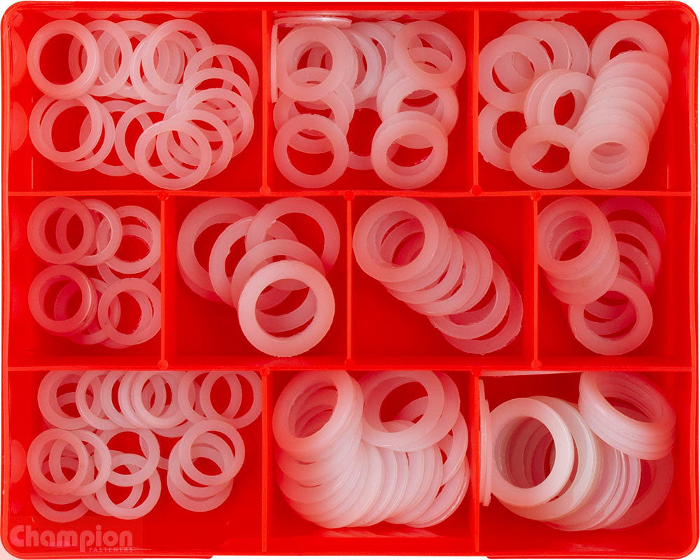 Champion Fasteners Nylon Drain Plug Washer Assortment CA1740