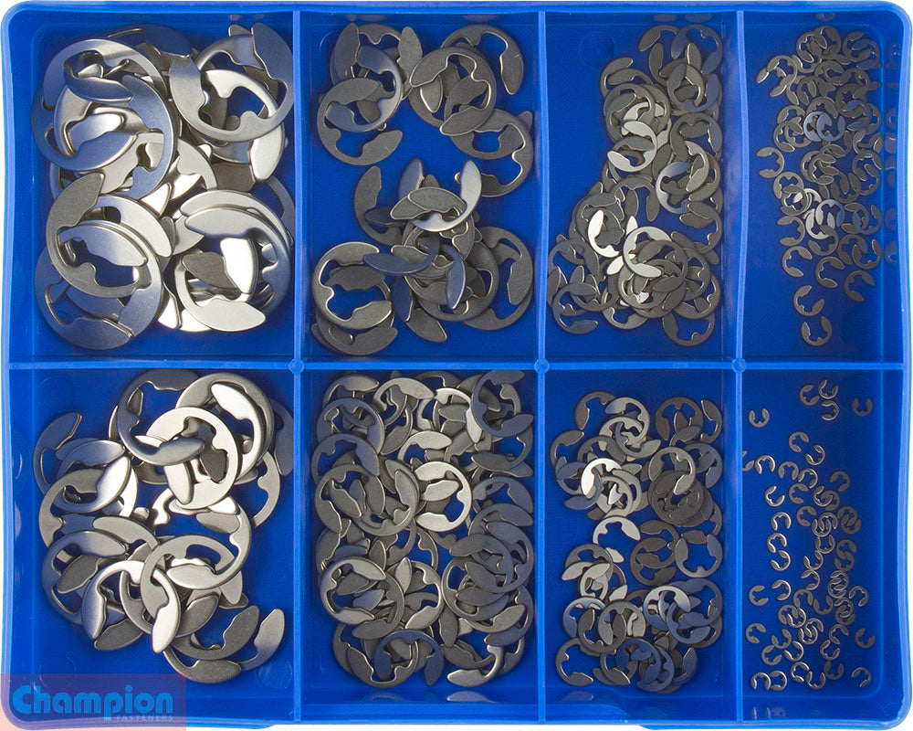 Champion Fasteners Metric S/Steel E Clip Assortment CA1824