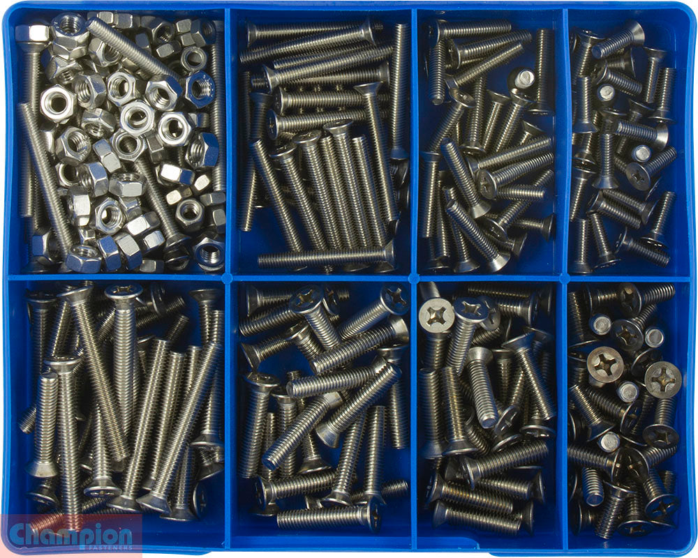 Champion Fasteners Metric Machine Screws Phillips/Csk 316/A4 CA1890