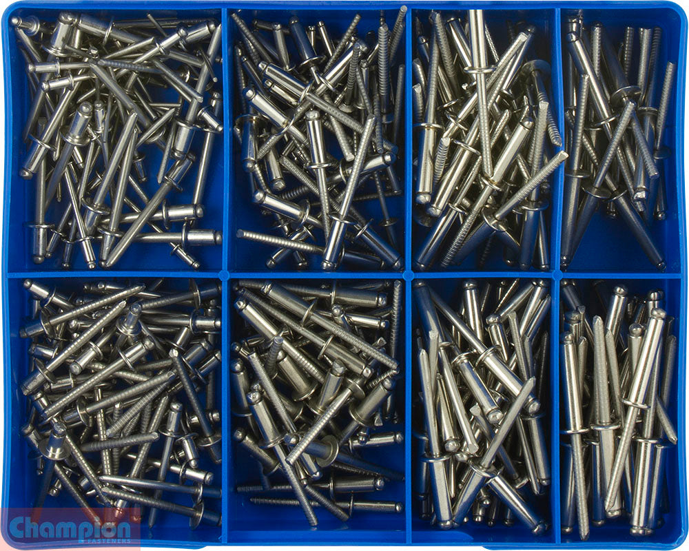 Champion Fasteners S/Steel 304/A2 Blind Rivet 304/A2 Assortment CA1894