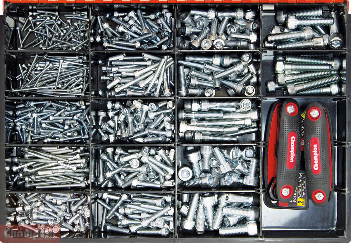Champion Fasteners Metric High Tensile Socket Head Cap Screws Master Kit CA5417