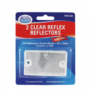 Ark Clear Reflex Reflectors Self Adhesive/Screw Type CR4373B