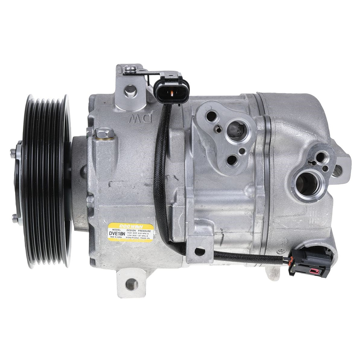 Doowon Air Conditioning Compressor 12V Direct Mount DVE18 CXH083