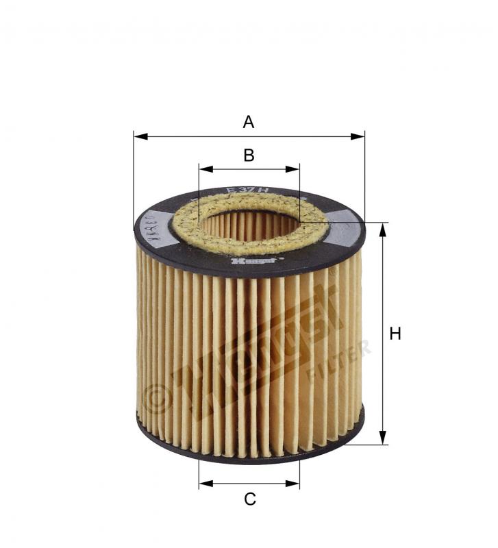 Oil Filter E37H D84 HENGST