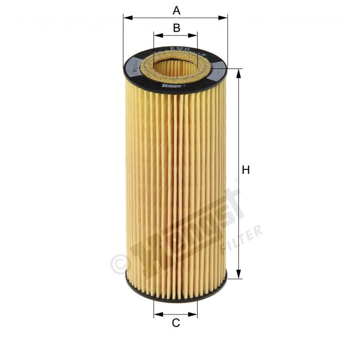 Oil Filter E32H D26 HENGST
